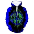 thumbnail image 3 of Sudadera con capucha con símbolo de la paz y la bandera impresa en 3D para hombre, sudadera con patrón colorido, moda informal, otoño, jerséis de gran tamaño, mangas largas, 3 of 5