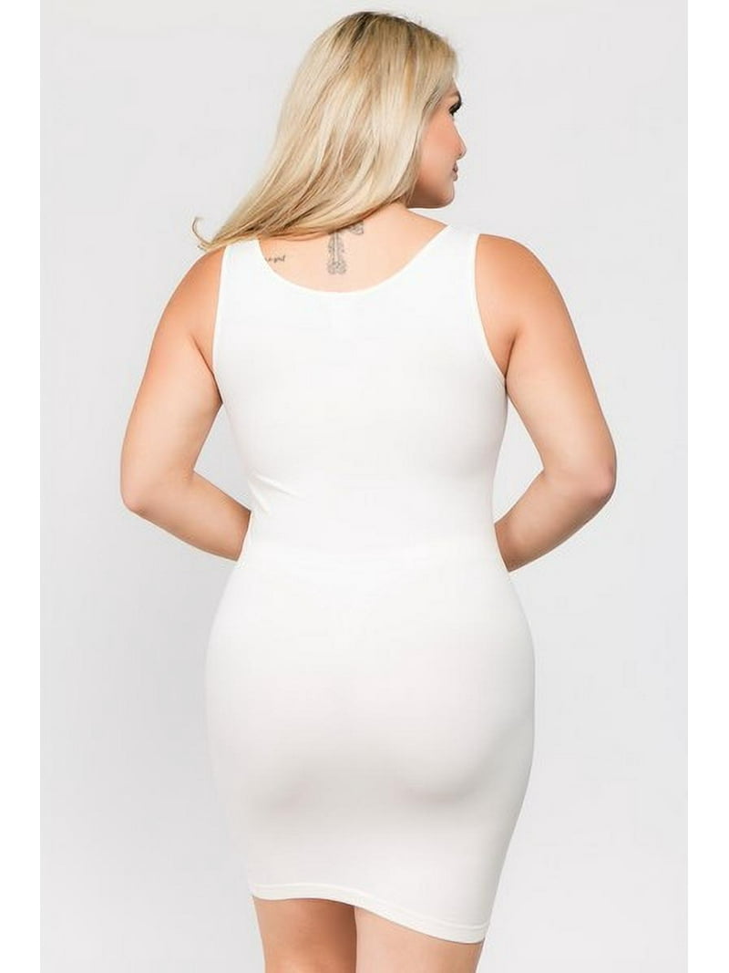 ribbed white bodycon dress Bodycon Open Front Ribbed Knit Mini Dress Ivory / Small