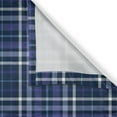 thumbnail image 6 of Ambesonne Plaid Valance & Curtain, Classic Crossing Lines, 55"x45", Dark Lavender Indigo, 6 of 7