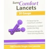 sure comfort lancets 30g