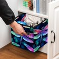 thumbnail image 5 of Dragonfly Foldable Cube Organizer with Handle, 10.8"x10.5"x10.6", Large Capacity Storage Cubes, Storage Bin, Storage Containers, 5 of 6
