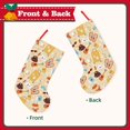 thumbnail image 2 of Bingfone Summer Travel Print Personalized Christmas Stocking - Snowman Design Large 18 inch,Family Holiday Season Decor, 2 of 8