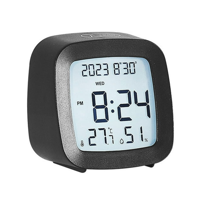 Reloj despertador digital FLhrweasw con temperatura interior y humedad