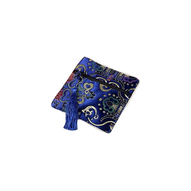 Bolsa de almacenamiento portátil Qarigey para joyería colgante organizador Azul oscuro AP016517-08