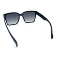 thumbnail image 6 of Retro Rimless Horn Rim Plastic Rectangular Classy Fashion Sunglasses Blue - Silver Mirror, 6 of 6