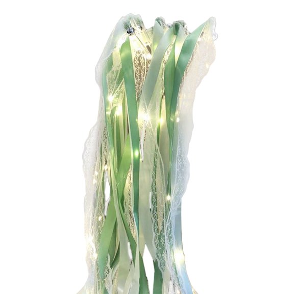 AOOOWER 10Pcs Stylish Ribbon Streamers with Bells Add SparkleS to Party Decoration