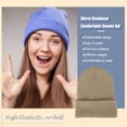 thumbnail image 4 of Gorro Beanie Unisex Minnieouse de punto multifuncional a prueba de viento beige, 4 of 5