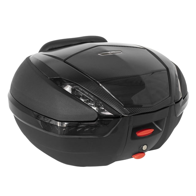 Caja portaequipaje para Moto Kinlley Universal 58x45x32 Negro