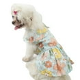 thumbnail image 2 of SPRING PARK Cute Flower Pattern Dog Dress Breathable Pet Clothing Pet Apparel for Puppy Dogs and Cats on Wedding Holiday New Year Spring Summer, 2 of 6