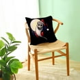 thumbnail image 6 of SDJMa Halloween Pillow Covers 18x18 Trick or Treat Pillow Covers Happy Halloween Linen Sofa Bed Throw Cushion Cover Decoration, 6 of 8