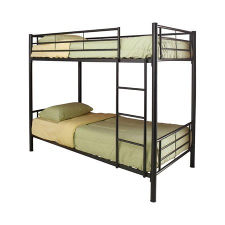Bunk Bed, Twin over Twin, Black