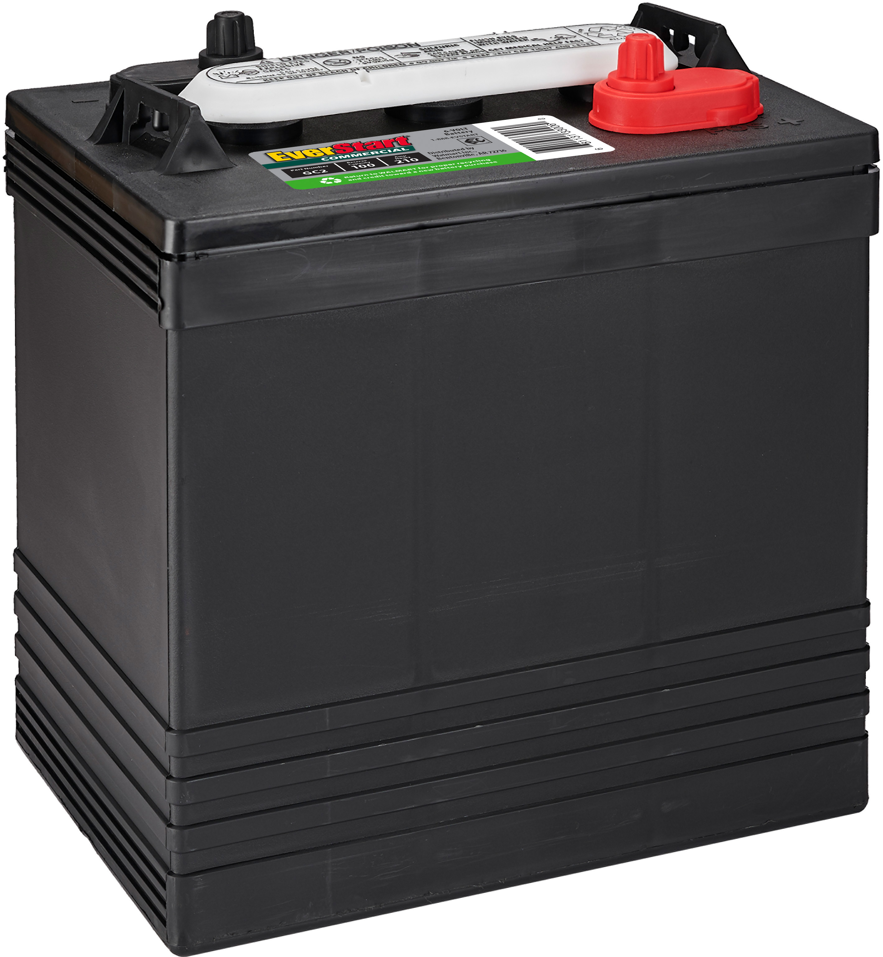 EverStart Golf Car Battery, Group Size GC2 (6V/107 RC)