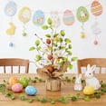 thumbnail image 4 of zhangmingg Easter Egg Floral Centerpiece Home Spring Tabletop Arrangement with, 4 of 6