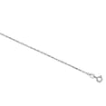 thumbnail image 3 of JewelStop 10K White Gold .85mm Machine Rope Chain Carded with Polished Finish and Spring Ring Clasp, 3 of 7