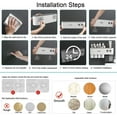 thumbnail image 3 of Toothbrush Holder Wall Mounted Toothbrush Holder for Bathroom with Automatic Toothpaste Dispensers Toothbrush Slots Magnetic Cups Cosmetic Drawer Organizer and Large Storage Tr, 3 of 7