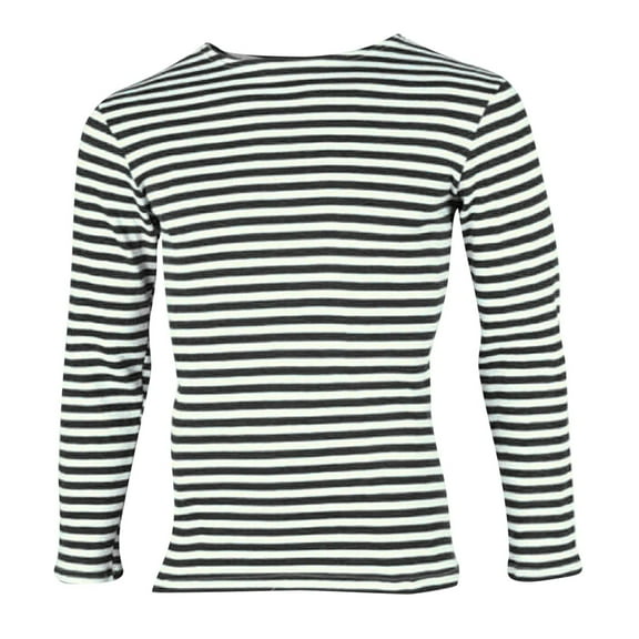 Women's Summer Blouses Long Sleeve Crew Neck Striped Printed Tops Fashion Trendy Casual T-Shirts 2025 Beach Pullover