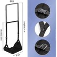 thumbnail image 2 of Airplane Footrest, Adjustable Foot Hammock Under Desk, Plane Travel Foot Rest, Provides Relaxation and Comfortable for Long Flight, 2 of 5
