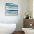 thumbnail image 2 of Fine Art Canvas Blue Silver Shore II by Sally Swatland Canvas Art Print, 2 of 4