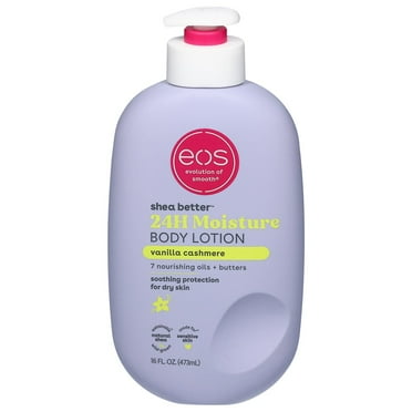 Pack of 4 eos Shea Better 24H Moisture Body Lotion - Vanilla Cashmere - 16 oz - Package may vary