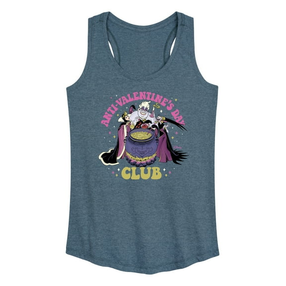 Disney Villains - Valentine's Day - Ursula's Anti-Valentine's Day Club - Women's Racerback Tank Top