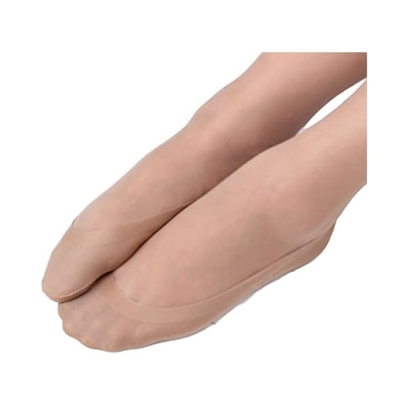 Eryueer Women's No Show Socks Low Cut Liner Socks Non Slip Nylon Footies Invisible Socks for Flats
