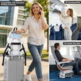 thumbnail image 6 of JIALIOU 14" Laptop Backpack Waterproof Airline Approved Stylish Casual Daypack for Travel Business College Work, Cinnamoroll Sit on Cloud Wear Headphone, 6 of 8
