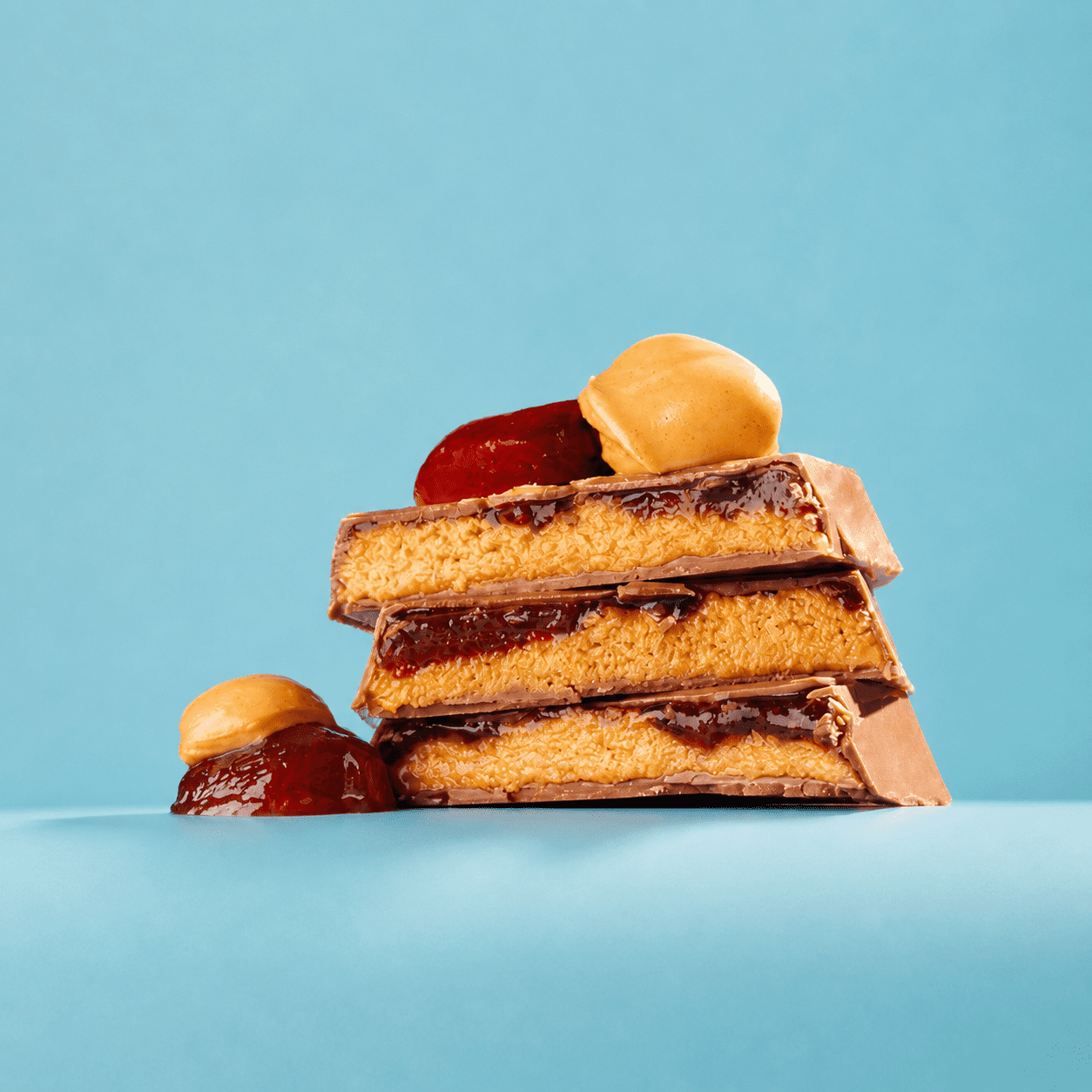 Nuts Factory PB&J Dubai Style Dark Chocolate Bars with Peanut Butter, Strawberry Jelly & Crispy Kataifi, Pack of 2 Large Bars – #1 Ranked Dubai Chocolate Bars in the World by CNBC