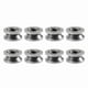 thumbnail image 2 of 10 poleas de rodamiento de bolas con ranura en V V624ZZ para sistema de movimiento lineal de rieles, 4 x 13 x 6 mm, 2 of 14