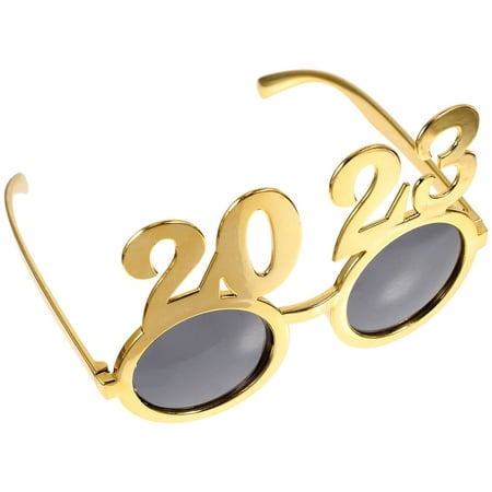 

HOMEMAXS 1 Pair of Plastic Glasses Eyeglasses Prop Simple 2023 New Year s Eve Party Decor