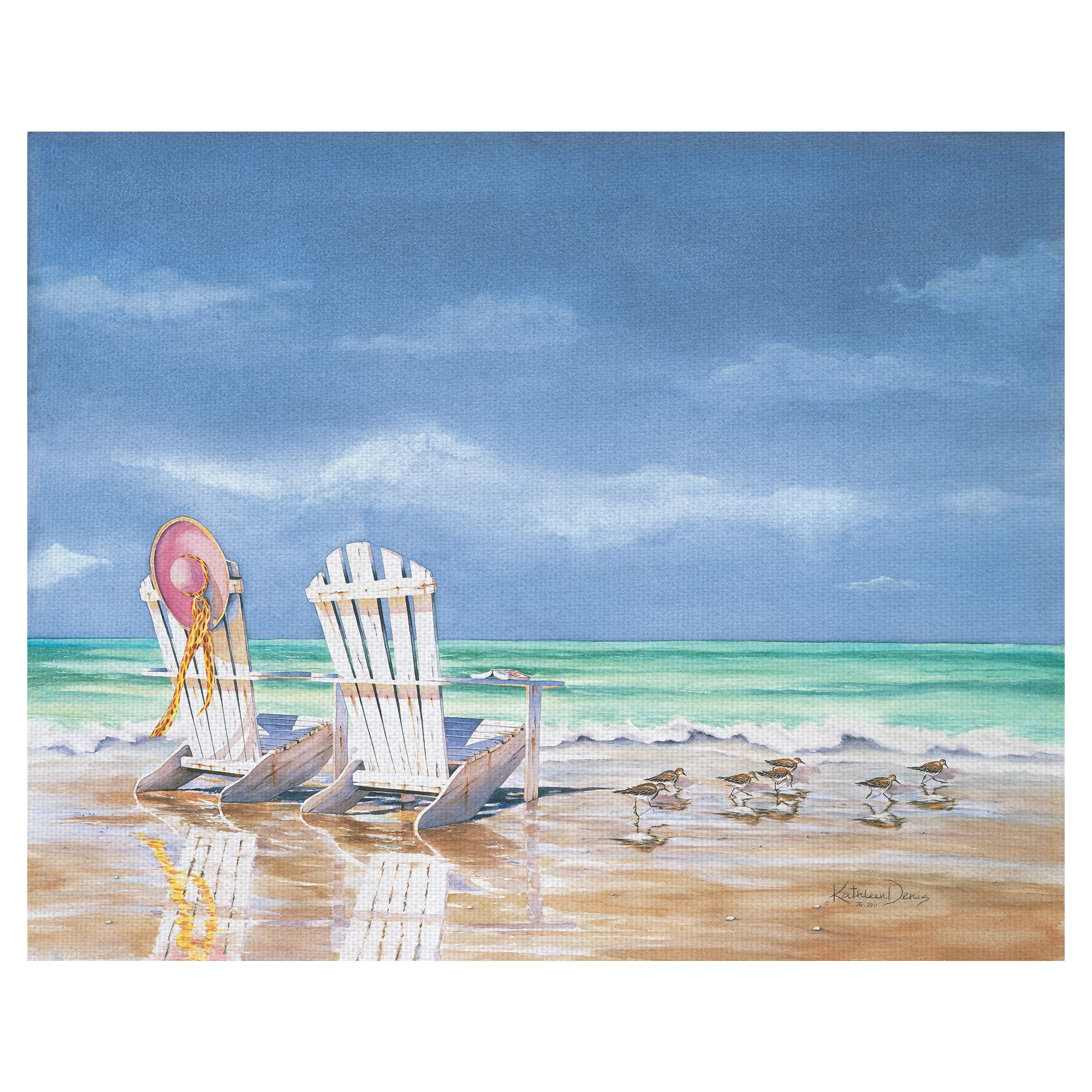 Modern Beach Chair Artwork 