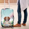 thumbnail image 4 of Happy Mother's Day Best Brittany Spaniel Mom Ever Travel Luggage Cover Brittany Dog Lover Gifts Idea Suitcase Dust Protective Decor - 03002, 4 of 5
