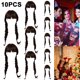 thumbnail image 5 of Cosplay Del Miércoles La Familia Addams Christina Decoraciones para La Fiesta Cosplay Pascua Pelucas Juguete para [organizar La Producción Se Enviará Del Festival Los Faroles], 5 of 6