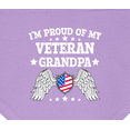 thumbnail image 3 of Inktastic I'm Proud of My Veteran Grandpa Baby Bandana Bib, 3 of 4