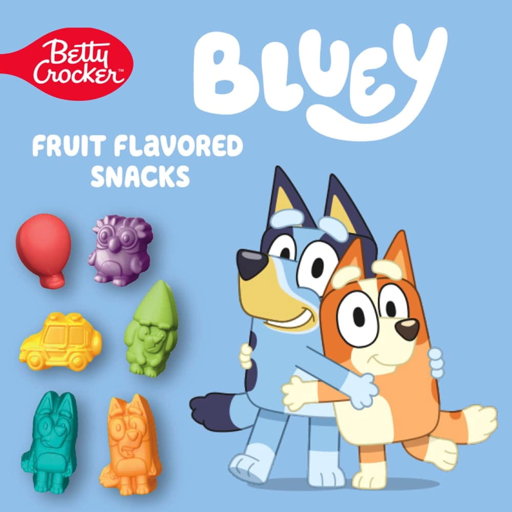 Bluey Gluten Free Fruit Flavored Snacks Family Pack 40 ct / 0.8 oz - 3 Pack