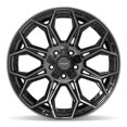 thumbnail image 2 of 4PLAY Wheels 4P83 20 inch Rim Fits 5x127 & 5x139.7 20x10 Gloss Black Brushed with Tinted Clear (1), 2 of 5