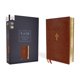 thumbnail image 1 of Biblia HarperCollins NASB de perfil delgado con cubierta de cuero suave marrón, 1 of 1