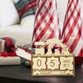 Bixock 2025 New Year Calendar Gifts Christmas DIY Wooden Three