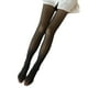 thumbnail image 4 of Medias de invierno para mujer, mallas cálidas, pantimedias elásticas, delgadas, opacas, de cintura alta, ajustadas con pies gruesos, sin costuras para , negro translúcido, 230G Macarena pantimedias mujer, 4 of 7