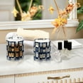 thumbnail image 4 of Yayeee 2 Pack Qtip Holder Bathroom Cotton Swab Canister with Lid Clear Dispenser Set, Blue Cats and Hearts, 4 of 6