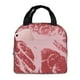 thumbnail image 1 of Easygdp Striped Meat Bolsa Térmica Premium - Tela Oxford Impermeable, Gran Capacidad, Bolsillo Frontal, Unisex para Trabajo, Escuela, Actividades al Aire Libre y Picnics, 1 of 8