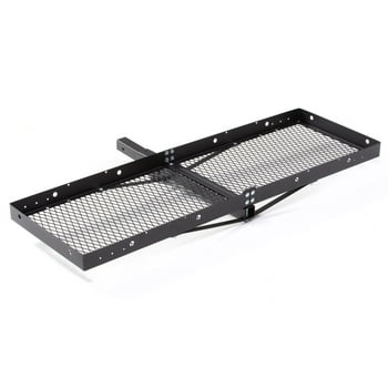 Hyper Tough Hitch ed Folding Cargo Carrier for Car/Truck/SUV, Fits 1.25" and 2" Receivers, 10101168