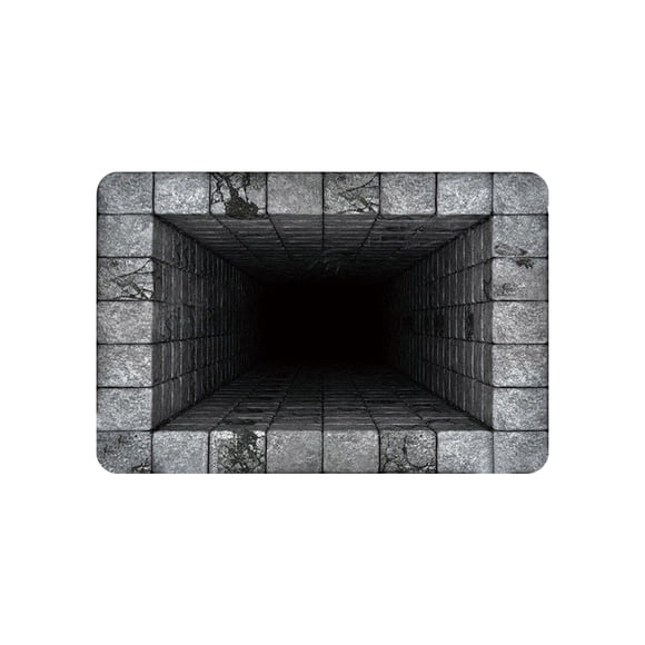 Tapis de Bain pour Plancher de Salle de Bain, Ensemble de 2, Tapis à Effet Visuel Stéréoscopique 40x60 cm, Tapis Absorbant Antidérapant pour les Pieds, Tapis de Bain Absorbants pour Salle de Bain