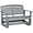 Gray#2, variant on Outdoor Sofa, Outdoor Wicker Swivel Recliner Chair, Reclining Backrest, Lifting Footrest, 360° Rotating Basic, Water Resistant Cushions for Patio, Dark Blue, Blue Patio Furniture,Outdoor Sectional