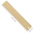 thumbnail image 2 of SWETRACE Brass Straight Ruler with Clear Markings for Professional Drawing and Measurement Use, 2 of 6