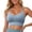 C474/Blue, variant on Bras For Women Crossback Striped Thin Strap Yoga Bra For Low Workouts With Secure Fit And Comfort Everyday Wear Everyday Wear