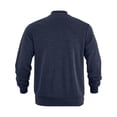 thumbnail image 5 of Men's Sweatshirt Full Zip Up Stand Collar No Hood Casual Jackets with Pockets Long Sleeve Mock Neck Fall Warm Coats, XL, 5 of 10