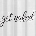 thumbnail image 4 of Mainstays Get Naked PEVA Shower Curtain, Black, 4 of 5