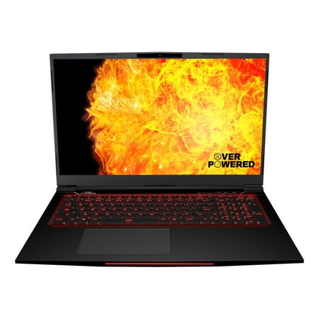 OVERPOWERED OP-LP3 17.3″ 144Hz VR Ready Gaming Laptop, 8th Gen Core i7, 32GB RAM, 256GB SSD + 2TB HDD