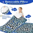thumbnail image 3 of Blue Leopard Print Toddler Nap Mats for Kids Preschool,Sleeping Mat Bag or Kids,Toddler Sleeping Bag,Toddler Nap Mat or Daycare, 3 of 6