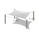 thumbnail image 3 of Fiudx Toldo para Exteriores con Protección Uv Del 95 %, Tejido de Alta Densidad, Transpirable, Resistente, Ideal para Patio, Piscina, Jardín y Barbacoa. Medidas: 2 X 3 M, 2 X 2 M y 2 X 2,5 M., 3 of 6